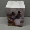 3L Stainless Steel Humidifier for Bedroom, Warm Mist Humidifiers Easy Clean, Steam Humidifier for Living Room, Whisper-Quiet and Filter less, with Sleep Mode and Timer, Auto-off Setting