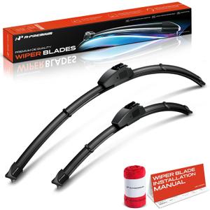 A-Premium APWB324 28'' + 16'' Windshield Wiper Blades Compatible with Nissan Altima 2013-2018, Maxima 2016-2023 - Fits J-Hook Wiper Arm, with Wear Indicator & Towel, Left and Right (Pack of 2)