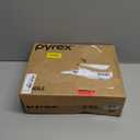 Pyrex Simply Store Glass Food Storage Container, Snug Fit Non-Toxic Plastic BPA-Free Lids, Freezer Dishwasher Microwave Safe, 11 Cup