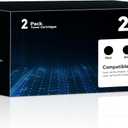 CF226A 26A Black Toner Cartridges 2 Pack Works for Pro M402dn M402n M402dw Pro MFP M426fdw M426fdn M426dw Series Printer Compatible Replacement for HP 26A CF226A 26X CF226X (Black)