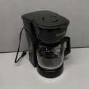 BLACK+DECKER 12-Cup Coffee Maker with Easy On/Off Switch, Easy Pour, Non-Drip Carafe with Removable Filter Basket, Vortex Technology, Black