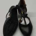 Womens T-Strap Latin Salsa Ballroom Dance Heels Black Character Shoes Prom Wedding Dress Pumps (8)