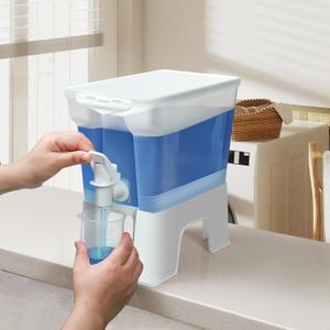 Conworld Laundry Detergent Dispenser, Liquid Laundry Detergent Dispenser for Laundry Room Organization, Fabric Softener Dispenser with a Cup - High Flow Rate, Not Easy to Leak (1 Pcs)