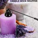 5 IN 1 Candle Wick Trimmer, Electric Candle Lighter Rechargeable, Candle Snuffer, Candle Wick Cutter, Candle Wick Dipper Accessory Candle Making Kit,with Storage Tray Plate for Gifts Candle Lovers