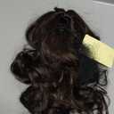 CAISHA 12" Hair Piece Braid Ponytail Extension Voluminous Wavy Black Dark Brown Mix PH219