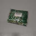 2 x Jongdari Chenille Letter Patches Self-Adhesive & Iron-On Letters, Varsity Fuzzy Patch Glitter Alphabet - 26pcs, Green