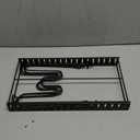 Expandable Pan Organizer,Pot Pan Organizer Under Cabinet Pan Rack,Adjustable Pan Organizer Rack for Cabinet, Multiple Tier Iron Heavy Load Vertical Pantry Organizer Holder for Kitchen