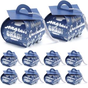 2 x COTOPHER 36 Pcs Graduation Cap Gift Boxes with Tassel, Class of 2026 Graduation Candy Boxes Centerpieces for Tables Party Decorations, Mini Treat Chocolate Box Graduate Favors Supplies