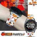 22mm Holiday Christmas Thanksgiving Watch Band Compatible with Samsung Galaxy Watch 46mm/Galaxy watch 3 45mm/Gear S3 Classic/Frontier Replacement Watch Strap