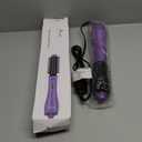 Hot Air Brush, Aima Beauty Salon One-Step Hair Dryer and Volumizer, 4-in-1 Hair Dryer Brush, Hair Styling Tools, Purple-Round