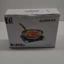 Electric Stove, CUSIMAX Portable Hot Plate for Countertop, Single Cast Iron Burner, 1500 Watts 7-Stage Temperature Control, Suitable for Any Cookware, Easy to Clean (Silver)