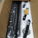 YaFex Curtain Rods 2 Pack 32-144 Inch, Heavy Duty 1 Inch Curtain Rod, Black Extra Long Adjustable Window Treatment Rods, Modern Design, Easy Installation