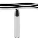 12 Inch Stainless Steel Curved Lathe Tool Rest, Shaped Wood Lathe Tool Rest for Bowl Turning, Wood Lathe Tool Holder, Wood Lathe Turning Accessories, 1 or 5/8 In Column (1")