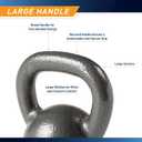 Marcy Hammertone Kettle Bell - 20 lbs. HKB Workout Weights, Single