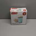 DASH Fresh Pop Popcorn Maker - Oil-Free, Air Popcorn Popper - With Measuring Cup & Recipe Guide - Perfect for Movie Nights - 16 Cups, Aqua