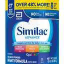 Similac Advance Infant Formula With Iron, Baby Formula Powder, 30.8-oz Value Can (EXP 12/01/27)