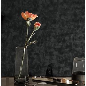CiCiwind Peel and Stick Wallpaper 393.7”×15.7” Black Embossed Contact Paper Modern Textured Self Adhesive Removable Wallpapers Easy to Install Decoral Home