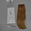 W0027S-03 MOREZMORE Doll Hair Weft 36" 3 ft Straight Honey Blonde Natural Goat Hair Weft for Dolls or Puppets
