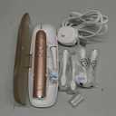 Aquasonic Vibe Series PRO  Ultra-Whitening Electric Toothbrush  5 Modes & Smart Timers  Premium Travel Case & 6 Proflex Brush Heads  ADA Accepted Toothbrush (Rose Gold)