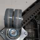 Nefish Furniture Dolly Adjustable Mini Fridge Stand with Wheels Washing Machine Stand Mobile Roller with 4 Locking Swivel Wheel Universal Mobile Base Moving Cart for Dryer Refrigerator (Black)