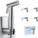 Handheld Bidet Sprayer for Toilet - 4 Spray Modes, Toilet Cleaning - Stainless Steel, Adjustable Water Pressure, Easy Installation