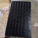 VEVOR 4" Rise Rubber Threshold Ramp, 3 Channels Cord Cover Door Ramp, No-Slip Surface, 2200 Lbs Load Capacity Rubber Ramp for for Home Doorways Driveways Curb Home Steps, 41.8" L x 24" W x 4" H, 65lbs