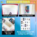 300 Pack 3 oz Disposable Paper Cups with 200 free DIY Stickers, Leakproof Small Mouthwash Cups for Home, Office, Restaurant - Affordable Bulk Bathroom Cups (White)