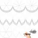 COcnny Spinning Coloring Wheel Craft - 30 Set Color Your Own Spinning Paper for Kids, DIY Color Blank Wheel Cards Kit, Summer Crafts Art Game for Sunday School Activities Home Classroom Party Supplies