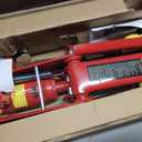 BIG RED T83006 Torin Hydraulic Trolley Service/Floor Jack with Extra Saddle (Fits: SUVs and Extended Height Trucks): 3 Ton (6,000 lb) Capacity, Red