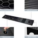 Rubber Curb Ramp 1.5" Rise Threshold Ramp for Driveway 2 Pcs
