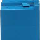 Carlon B468R Work Outlet Box, 4 Gang, 7.57-Inch Length by 2.89-Inch Width by 3.56-Inch Depth, Blue