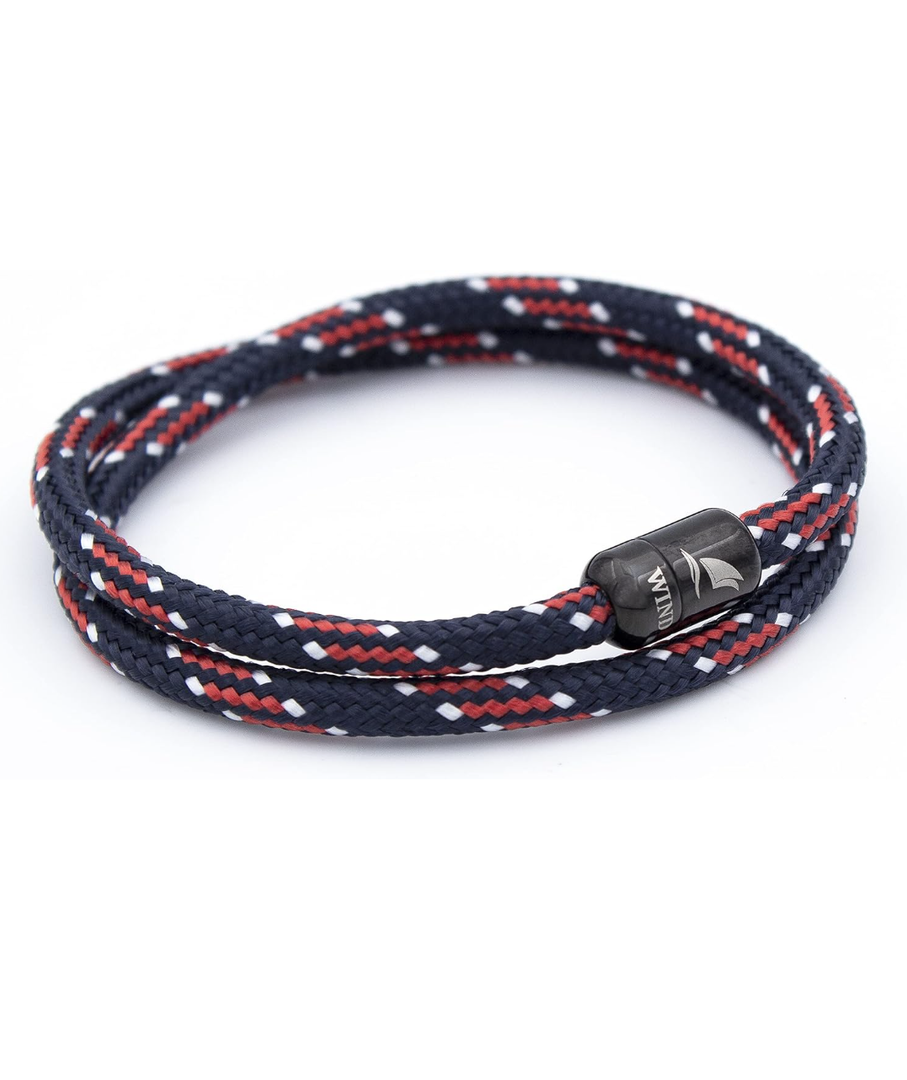 Wind Passion - Men’s Bracelet, Durable Rope Wristband for Men, Versatile Pulseras Para Hombres - Waterproof, Magnetic Clasp, Ideal for Outdoor & Fashion