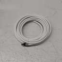 G-PLUG 15FT RG6 Coaxial Cable Connectors Set - High-Speed Internet, Broadband and Digital TV Aerial, Satellite Sky Cable Extension- Weather-Sealed Double Rubber O-Ring and Compression Connectors White