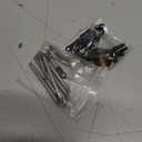 MEUS RACING SCX24 Links High Clearance Chassis Steering Links Set 10pcs 133.5mm Wheelbase for SCX24 Deadbolt AXI90081 B17 AXI00004 1/24 RC Crawler Car