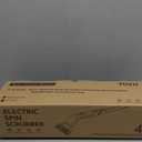 TUYU Electric Spin Scrubber, Full-Body IPX7 Waterproof Bathroom Scrubber with Power LCD Display, Adjustable Extension Handle, Cordless Shower Cleaner Brush for Bathtub Kitchen Wall Cleaning (Black)