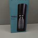 SodaStream Terra Sparkling Water Maker (Black) with CO2 and Dishwasher Safe Bottle