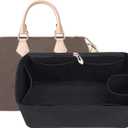 Lckaey Purse Inserts for Speedy 30 Organizer Insert, for monogram bag, HandBag protective insert Tote Bag and hand bag protector, organizer insert 1083black-L (11*5.9*5.9in)