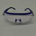 Anti Fog Safety Glasses Wraparound Safety Goggles Impact Resistance Lens Adjustable, Goggles Over Eyeglasses