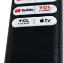 (Upgrade) Besia RC813 Replacement Remote for All TCL Android/Google TVs, Compatible with Q/S/FHD/UHD/QLED Series Without Voice Command