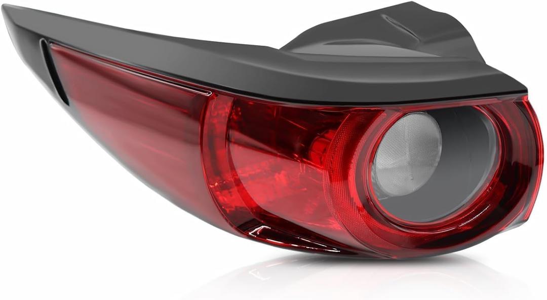 Tail Light Assembly Halogen Compatible with CX5 CX-5 2017 2018 2019 2020 2021 Left Side Outer Rear Brake Lamp Taillight KB8A51160F