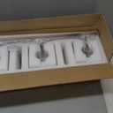 Modern Vanity Light 6-Lights Brushed Nickel Vanity Light Crystal Bathroom Wall Light Bathroom Light Fixtures