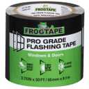 FrogTape Pro Grade Flashing Tape for Windows & Doors, 3.75 Inch Width - 30 Foot Roll, All Weather & UV Resistant Flashing Tape with Advanced Acrylic Adhesive - 10 mils - Black
