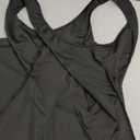 SOLY HUX Women's Criss Cross Back Tank Bodycon Dress Slit Side Sleeveless Scoop Neck Long Dresses (Black), Small