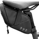 Bike Seat Bag, Water Resistant Bicycle Saddle Bag Under Seat, Cycling Seat Pack for Mountain Road Bikes and Commuter, 1L