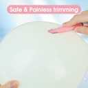 2 x TOUCHBeauty Ear Nose Hair Trimmer and Eyebrow Trimmer for Women 2in1 Facial Hair Removal Set with Dual Trimmer Head Battery Operated Battery Included Pink Color TB-1458