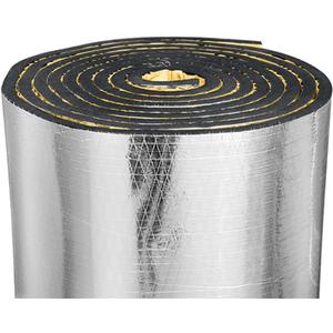 Car Heat Sound Deadening Insulation Mat, - 394 Mil 10.8 Sqft Automobile Sound Deadening & Heat Insulation Material for Auto Hood Engine Roof Door and Trunk,40 Inch x 40 Inch, Aluminum Foil Finish