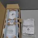 uuffoo 2 Pack Cordless Table Lamp Rechargeable 5000mAH Battery Operated Lights Touch Control LED Portable Desk Lamps 3 Color Dimming for Outdoor Coffee Bedroom Kitchen (Black)