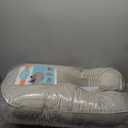 Leachco Pillay Plush Sling-Style Lounger, Latte