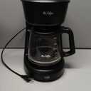 Mr. Coffee Black Coffee Maker, 12 Cups, with Auto Pause and Glass Carafe, Perfect for Home and Office Use
