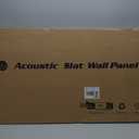 Art3d 4-Pack 47x23.6 Inch Acoustic Panels with Wood Slat Design - Soundproof Wall Panel for Office, Gaming Room & Studio, Ideal for Streamers, Home Workers & Recent Movers, Deep Walnut
